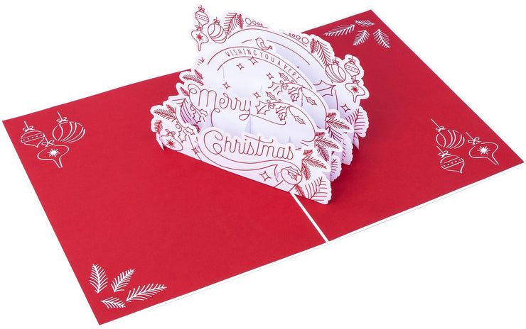 Merry Christmas Pop Up Card