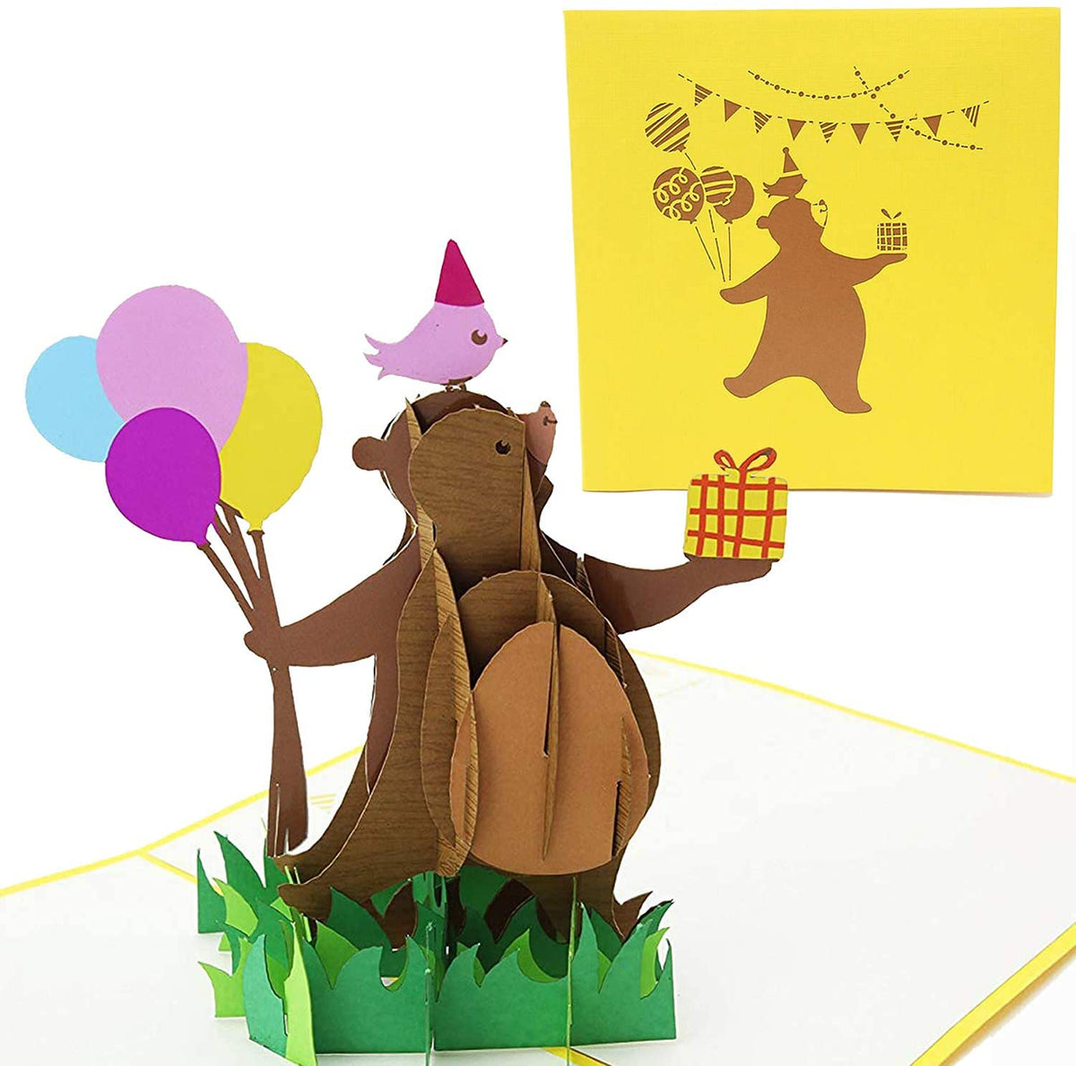 Dancing Bear Pop Up Card