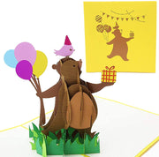 Dancing Bear Pop Up Card