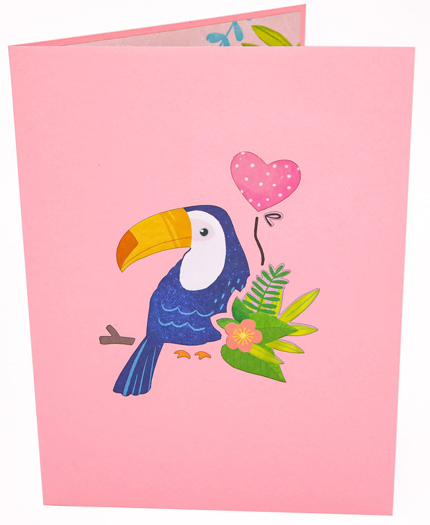 Toucan Birds Pop Up Card