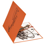 Violin Musical Instrument Pop Up Card