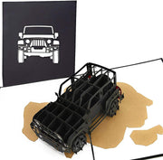 Jeep Truck Pop Up Card