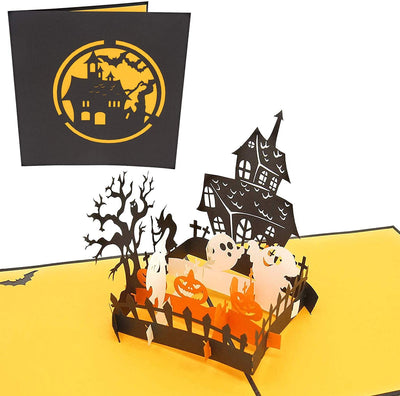 Haunted House Halloween Pop Up Card