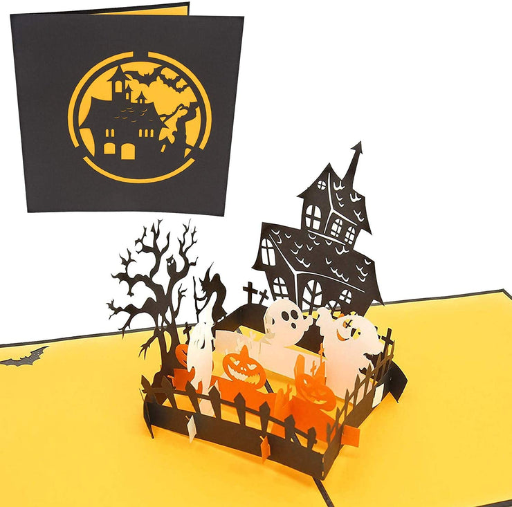 Haunted House Halloween Pop Up Card