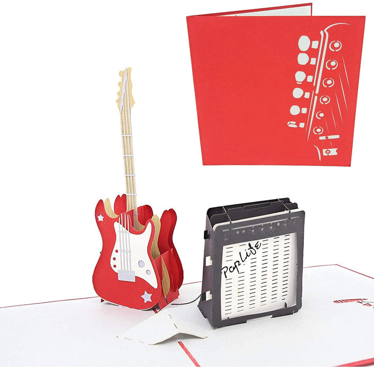 Guitar Pop Up Card