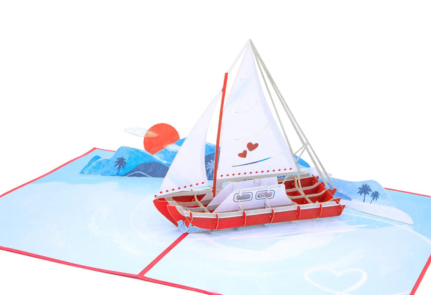 Sailboat Pop Up Card