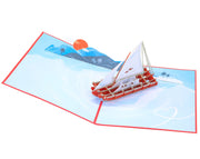 Sailboat Pop Up Card