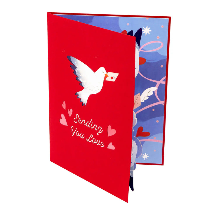 Sending Love Pop Up Card