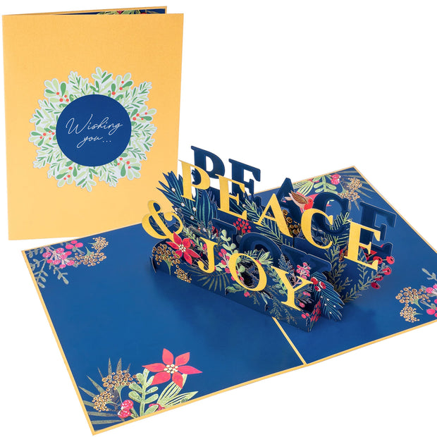 Wishing You Peace & Joy Pop Up Card