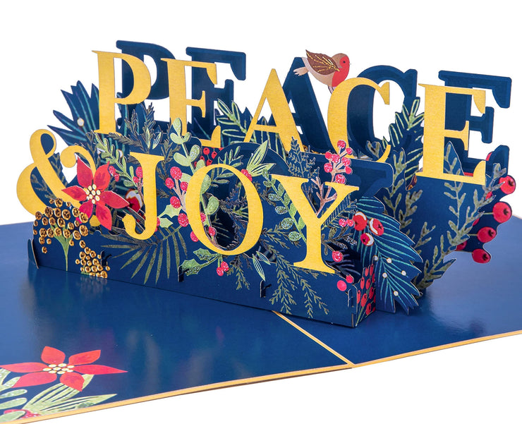 Wishing You Peace & Joy Pop Up Card