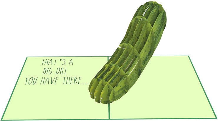 Naughty Pickle Pop Up Card