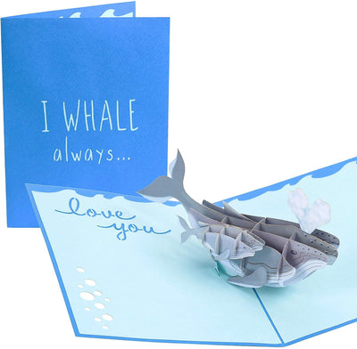 Humpback Whale and Baby Pop Up Card