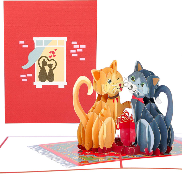 Love Kitties Pop Up Card