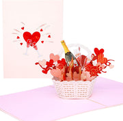 LOVE Basket Pop Up Card