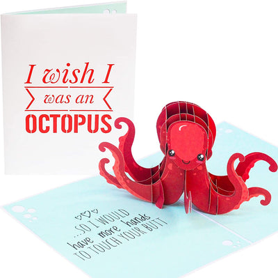 Naughty Octopus Pop Up Card