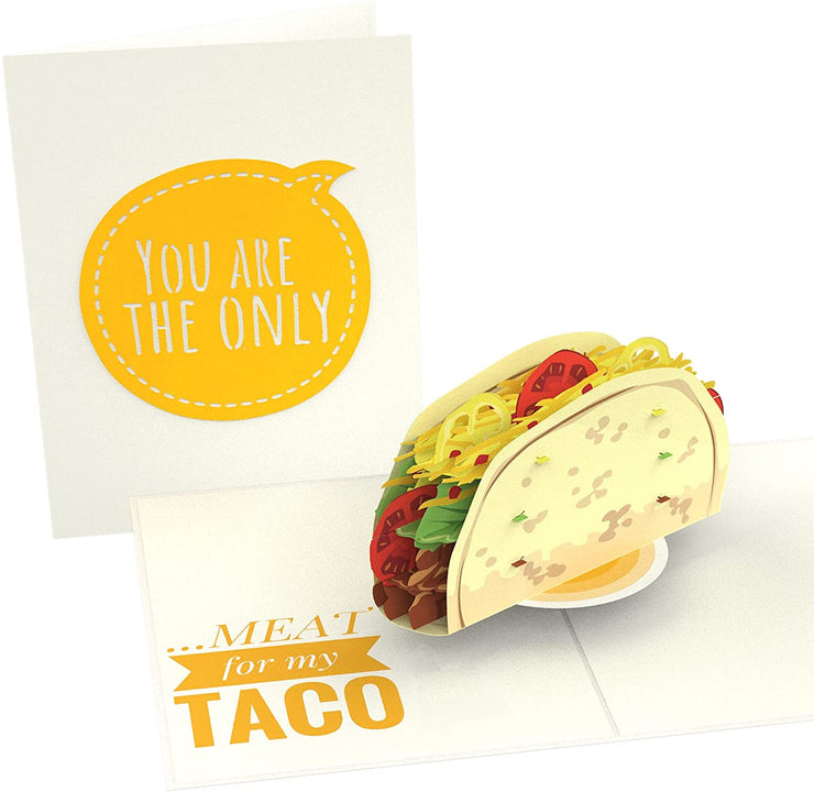 Naughty Taco Pop Up Card
