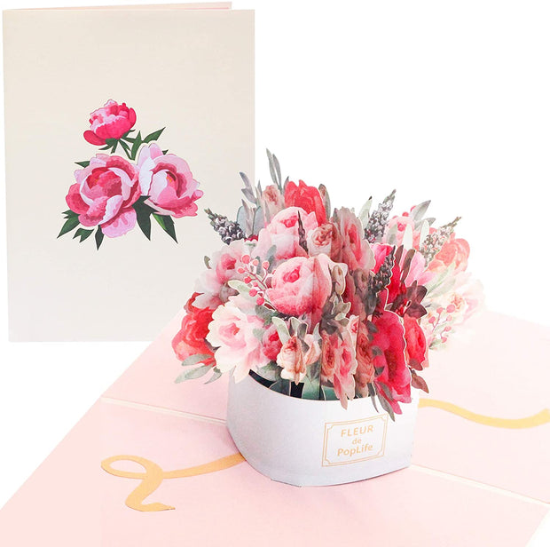 Luxe Flower Box Pop Up Card