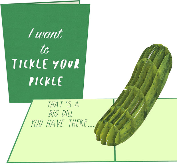 Naughty Pickle Pop Up Card